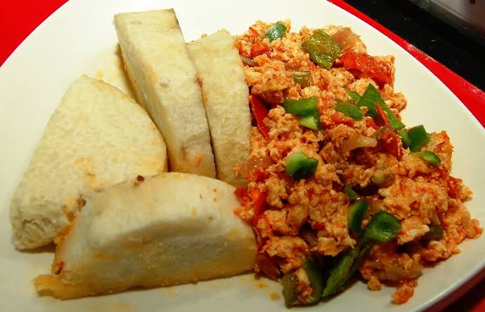 Yam & Egg Sauce
